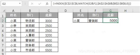 Excel中index和match如何进行条件查找_360新知