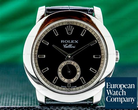 Rolex 5241 Cellinium 5241 Platinum Black Dial 38MM (38499) | European ...
