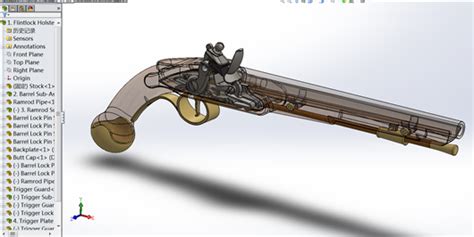 18世纪英国贵族使用的燧发枪实物鉴赏！其装饰华丽，设计合理