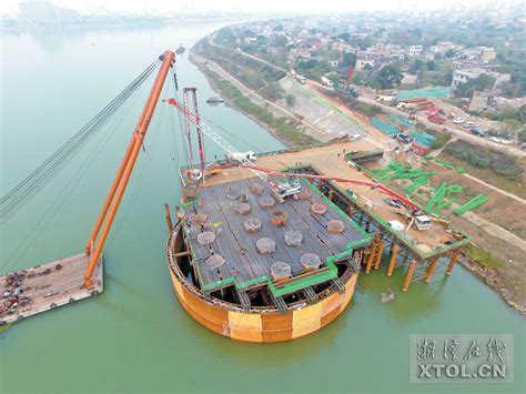 湘潭杨梅洲大桥进入主体工程建设 预计2019年底大桥实现贯通 - 市州精选 - 湖南在线 - 华声在线