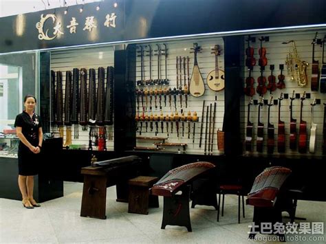 音乐乐器吉他店高清图片下载_红动中国