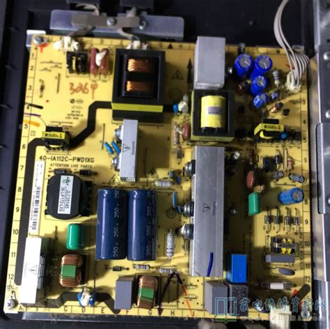 TCL L32P60BD液晶电视通电无反应的故障维修 - 家电维修资料网