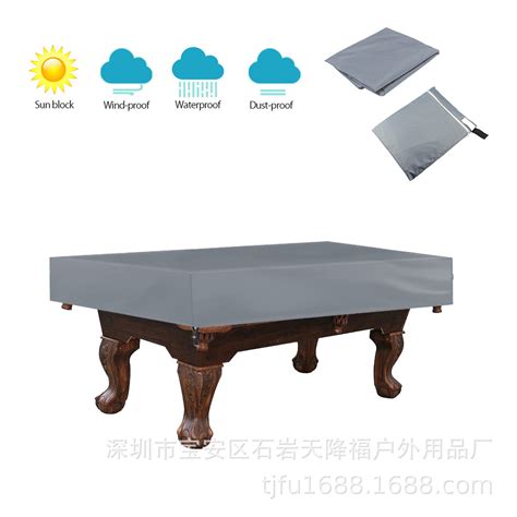 跨境热卖 户外乒乓球台桌子防尘罩 黑色 Pong Table 210D 防水-阿里巴巴