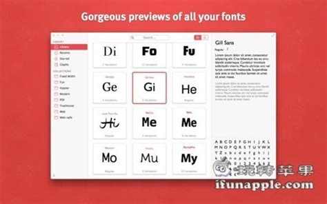 Fonts for Mac 1.0.2 破解版下载 - Mac上优秀的字体管理工具 | 玩转苹果