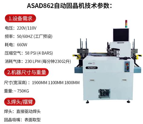 海外ASM AD830全自动固晶机 IC半导体封装产 绑定机 芯片贴片机-阿里巴巴