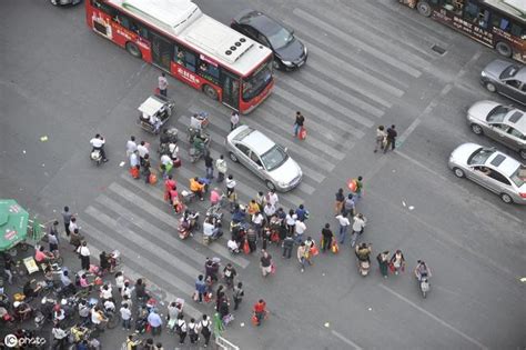 高清组图：海口街头“中国式过马路”乱象-新闻中心-南海网