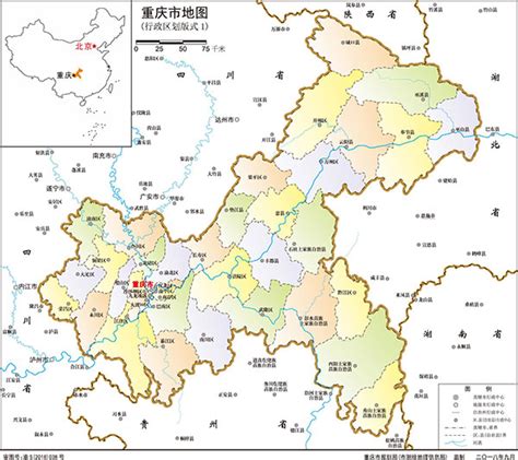 重庆市标准地图_素材中国sccnn.com