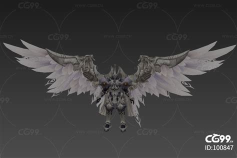 铠甲 伪天使 怪物-cg模型免费下载-CG99