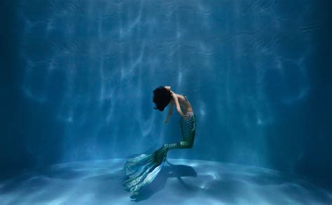 【水下摄影】美人鱼定妆照拍摄 北京 泳池_LJ_Qiao-站酷ZCOOL
