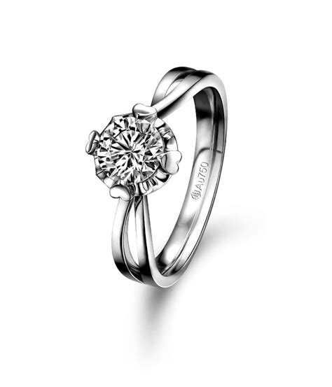 六福珠宝：[爱很美]系列18K金钻石戒指|全国六福珠宝（深圳市）-中国婚博会官网