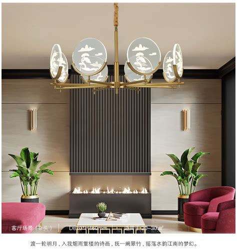 美式乡村全铜陶瓷客厅吊灯奢华大气餐厅卧室灯简约现代别墅灯具-美间设计