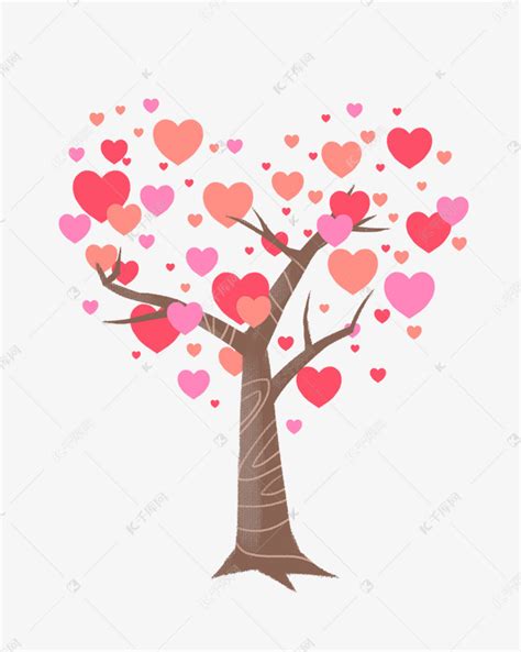 挂满礼物的爱情树png元素图片素材-佳库网