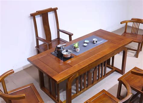 当代年轻人最喜爱的茶桌家具：南美胡桃木实木大板桌 - 知乎