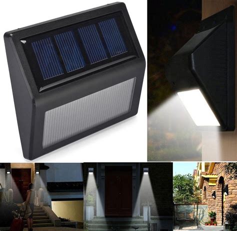 太阳能灯具 6LED太阳能家用灯防水台阶灯 手控+光控型号-渔美人商城
