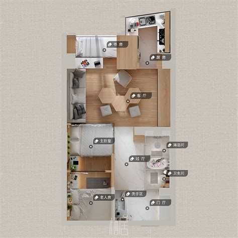 长方形公寓小复式装修设计图word里怎样绘制线条 - 设计之家