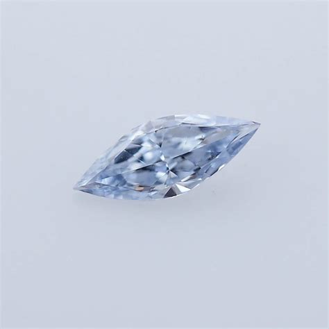 0.20 carat, Fancy Intense Blue Diamond, Marquise Shape, VS1 Clarity ...