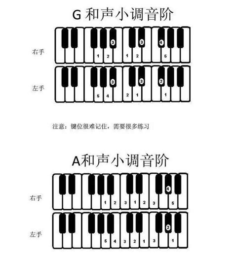 g调音阶图图片