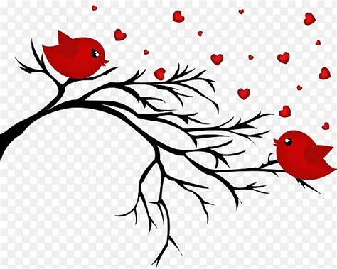 爱情鸟缠绕的树枝PNG图片素材下载_图片编号yrbmpwoy-免抠素材网
