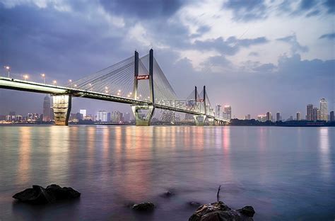 【武汉长江大桥夜色摄影图片】国内摄影_太平洋电脑网摄影部落