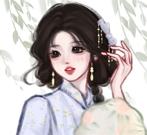温柔中式长相女生头像