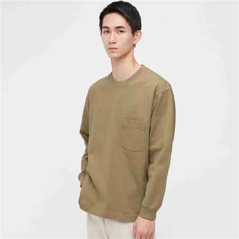 UNIQLO U Crew Neck Long Sleeved T-Shirt | Where To Buy | 440521-COL34 ...
