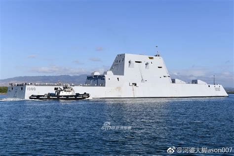 美国海军第二艘“朱姆沃尔特”级驱逐舰正式入列_凤凰网军事_凤凰网