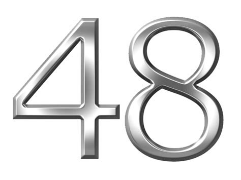 Number - 48 - Forty Eight Men