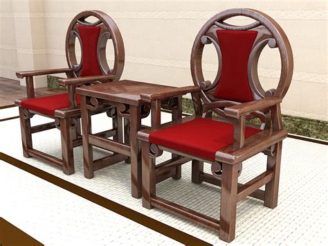 织然现代新中式实木餐桌禅意圆形带转盘餐桌6人8人家用饭桌-美间设计