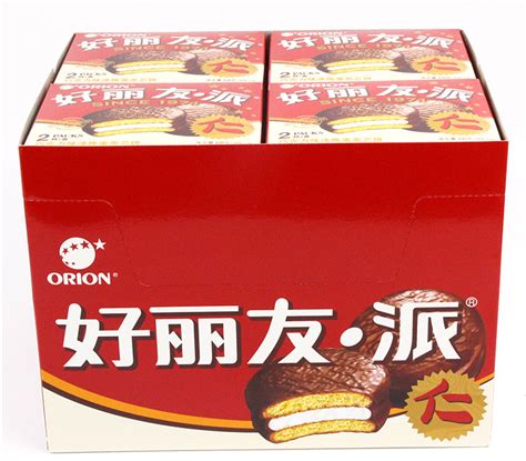 好丽友（orion）夹心蛋糕饼干蛋糕早餐下午茶点心零食Q蒂摩卡巧克力味20枚560g/盒-商品详情-菜管家