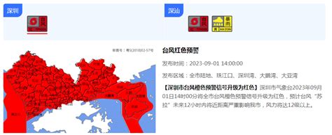 刚刚，深圳台风红色预警生效！深网记者直击防台风现场_深圳新闻网