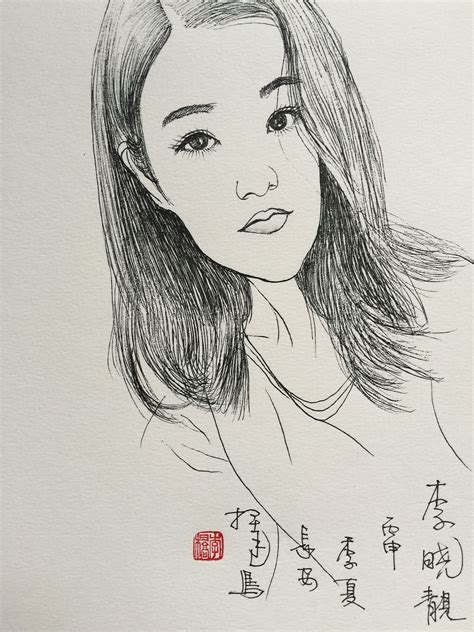 速写人物图片