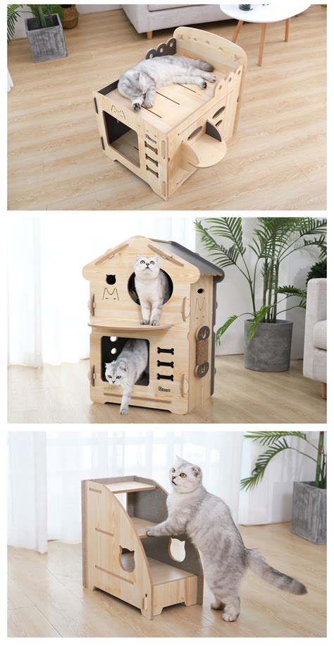 现代猫窝宠物屋3d模型下载-【集简空间】「每日更新」