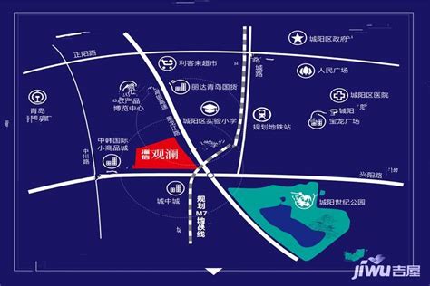天津融侨观澜位置交通图5- 吉屋网