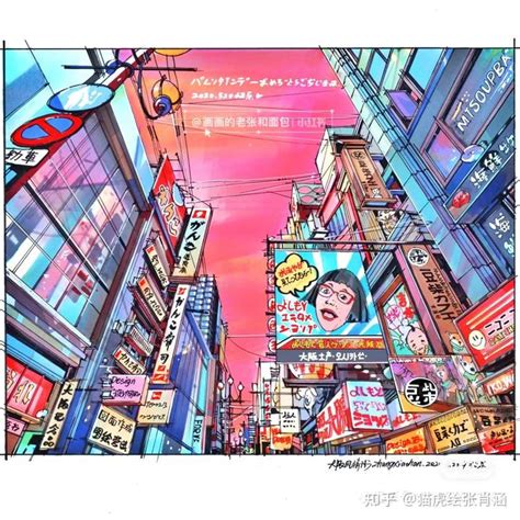 2019城市街景马克笔创作集合|纯艺术|绘画|赵航马克笔 - 原创作品 - 站酷 (ZCOOL)