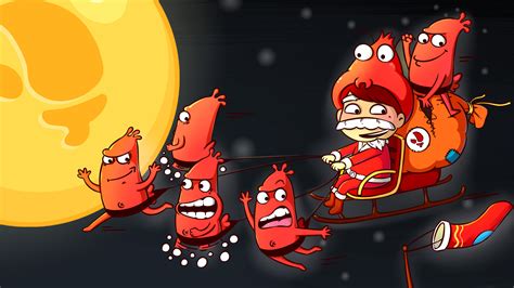 虾哥和虾仔的圣诞节|插画|商业插画|Modono - 原创作品 - 站酷 (ZCOOL)