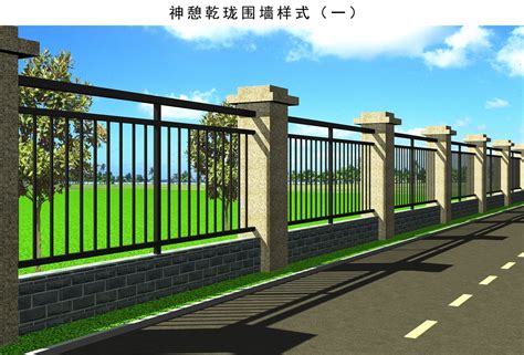 简欧铁艺围墙围栏- 建E网3D模型下载网
