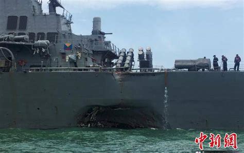 美驱逐舰与商船碰撞已致10人失踪 5人受伤_手机凤凰网