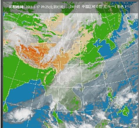 气象卫星云图_360百科