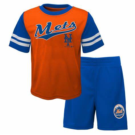 MLB Infant & Toddler Boy's T-Shirt & Shorts - New York Mets