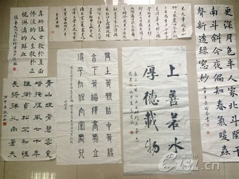 大学生书法作品巡回展暨“国魂杯”书法比赛举行-湘潭大学新闻网