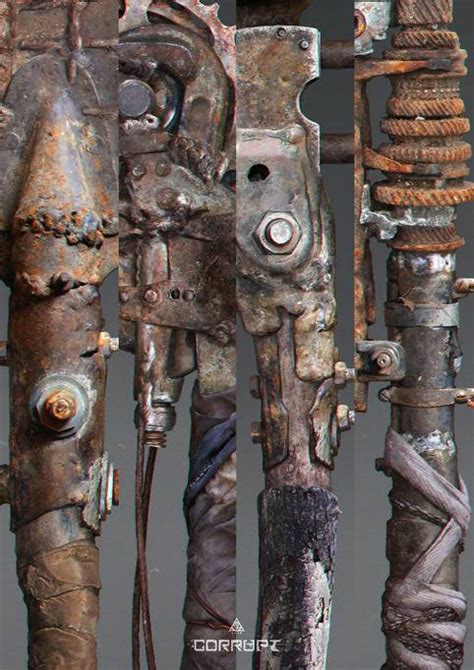 废土风武器,概念设计师Anton Kuhtitskiy作品欣赏 - -画学反应