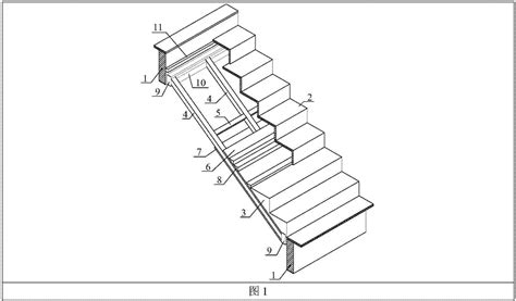 一种类木板式楼梯结构及其制作方法与流程