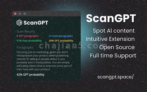 Edge 浏览器插件ScanGPT 在网页上查找GPT生成的文本-EDGE插件网