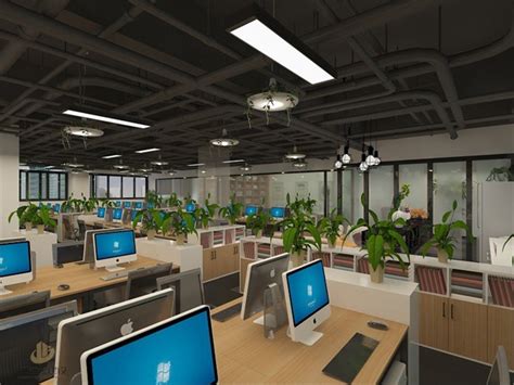 深圳宝安办公室装修设计案例-汇聚创新园-广深艺建设 - 设计腕儿【腕儿案例】