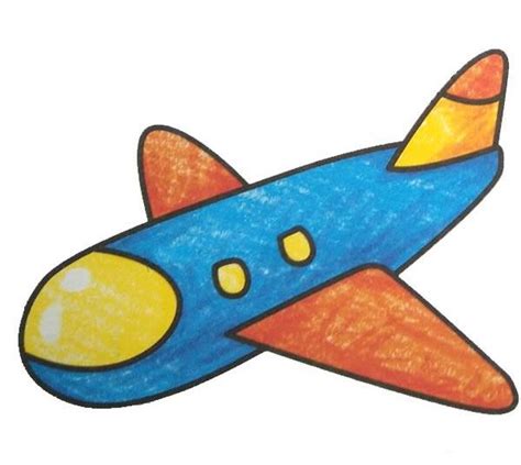 飞行的航天飞机简笔画画法图片步骤🎬小小画家