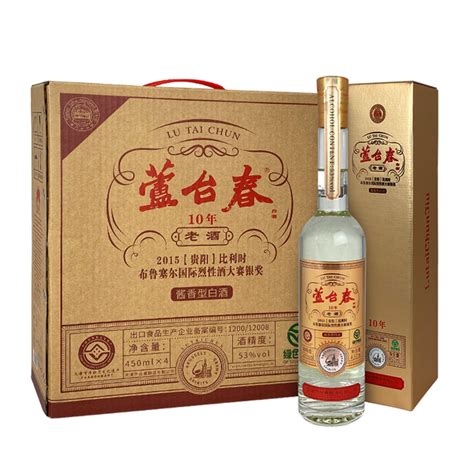 LU TAI CHUN 芦台春 银奖十年 老酒 53%vol 酱香型白酒 450ml*4瓶 整箱装【报价 价格 评测 怎么样】 -什么值得买