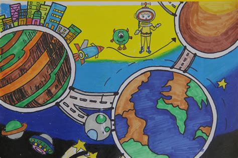六年级科学幻想画不要宇宙、环保、海洋的要新颖一点的