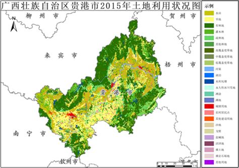2015年广西壮族自治区贵港市土地利用数据-地理遥感生态网