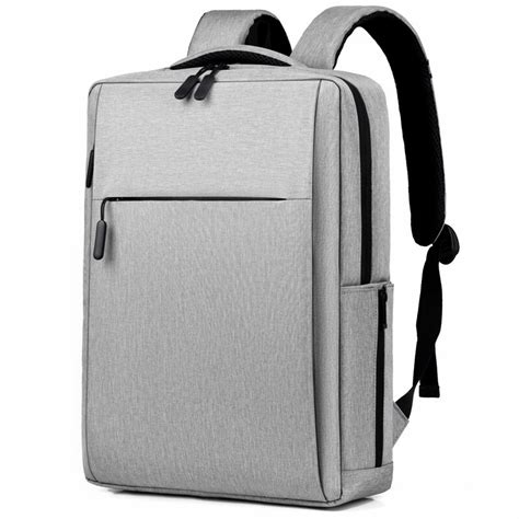 新款男士小米商务电脑包户外旅行双肩包USB充电多功能电脑背包-阿里巴巴