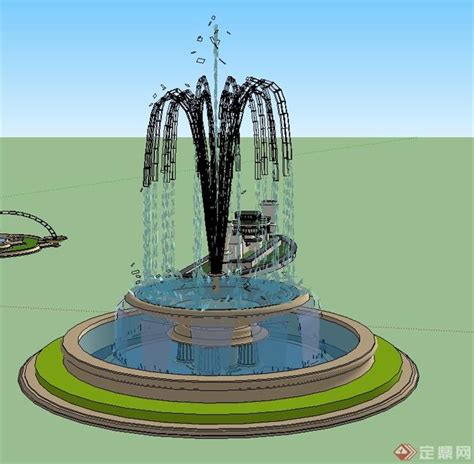创意水景喷泉工程-成都东苑西入口-内江市隆鑫喷泉厂